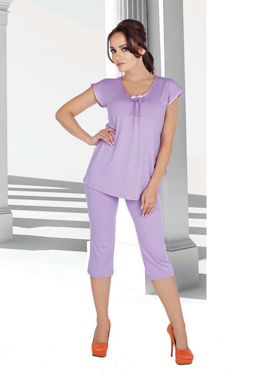 Piżama De Lafanse 884 Visa kr/r M-2XL melanż jasny