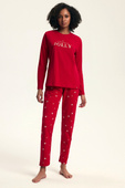 Piżama Henderson Ladies 43718 Dotie dł/r S-2XL red