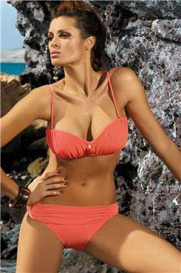 Kostium kąpielowy Larisa Granatina M-204 Pomarańczowy (7)