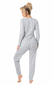 Piżama Donna Bunny Long dł/r S-2XL szary