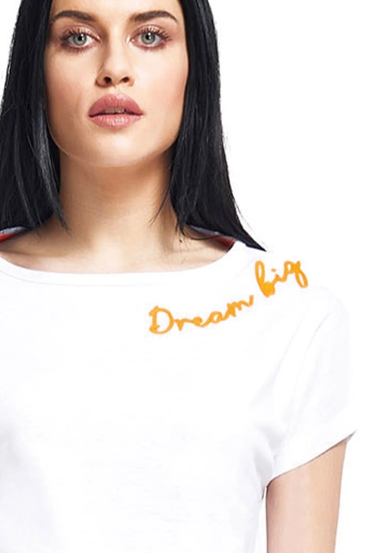 Letnia krótka piżama damska z bawełny Sundari, niebieska