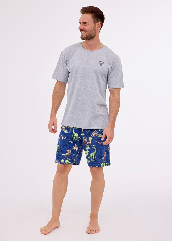 Piżama Cornette 326/272 Dinosaur 2 kr/r S-2XL męska jeans