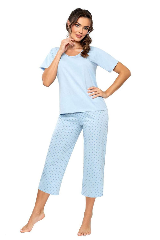 Piżama Donna Sky 3/4 kr/r S-2XL niebieski
