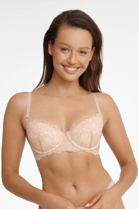 Biustonosz push-up Henderson Ladies 41075 Galia beige