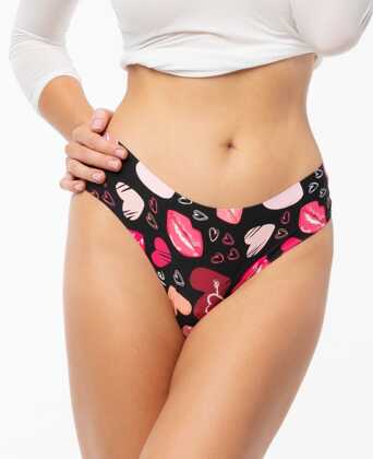 Figi Julimex Kiss Me Tanga Brasil S-XL czarny