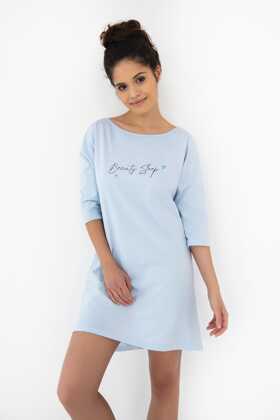 Koszula Sensis Beauty Sleep 3/4 S-XL błękitny