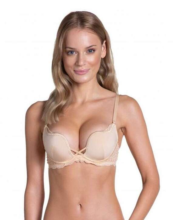 Biustonosz push-up Henderson Ladies 36121 82X Delis golden brown