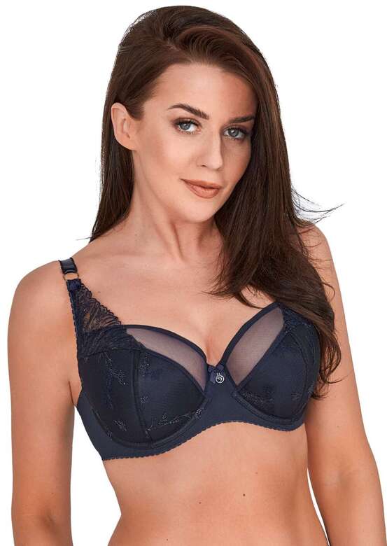 Biustonosz semi soft Gaia BS 1209 Naomi granatowy