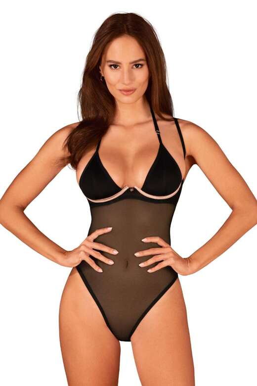 Body Obsessive Selinne Teddy XS-2XL black