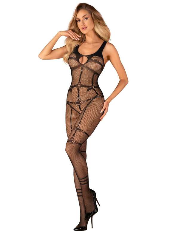 Bodystocking Obsessive N123 S-L czarny