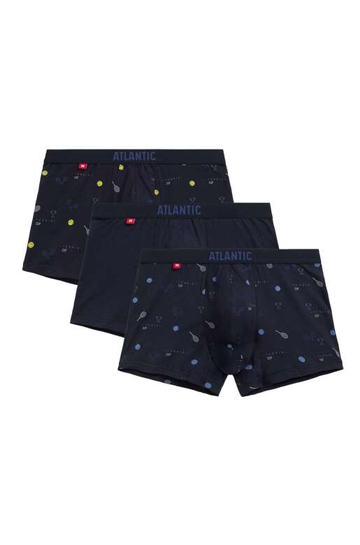 Bokserki Atlantic 3MH-050 A'3 S-2XL granatowy-granatowy