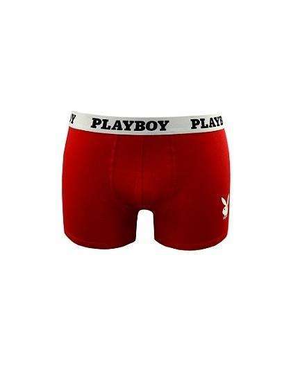 Bokserki Playboy FUB 30-001 Boxer Brief czerwony