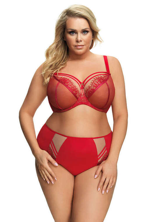 Figi Gorsenia K 497 M-3XL Paradise czerwony czerwony