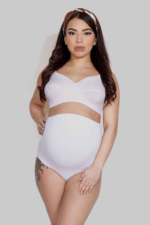 Figi Mitex Mama Belly S-2XL white