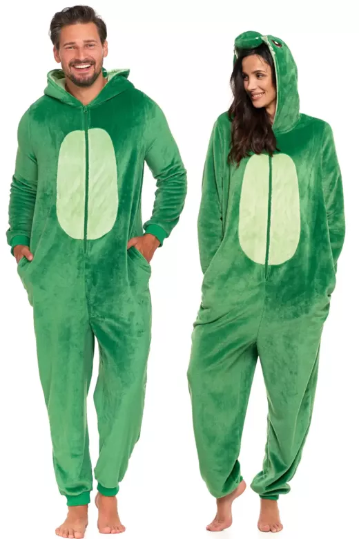 Kombinezon, onesie dinozaur PDD5100-009, zieleń