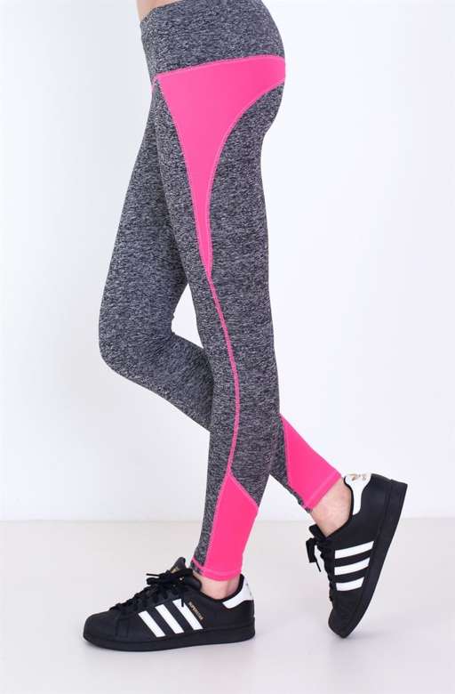 Legginsy Art Of Polo 17175 Jogging Queen grey-pink