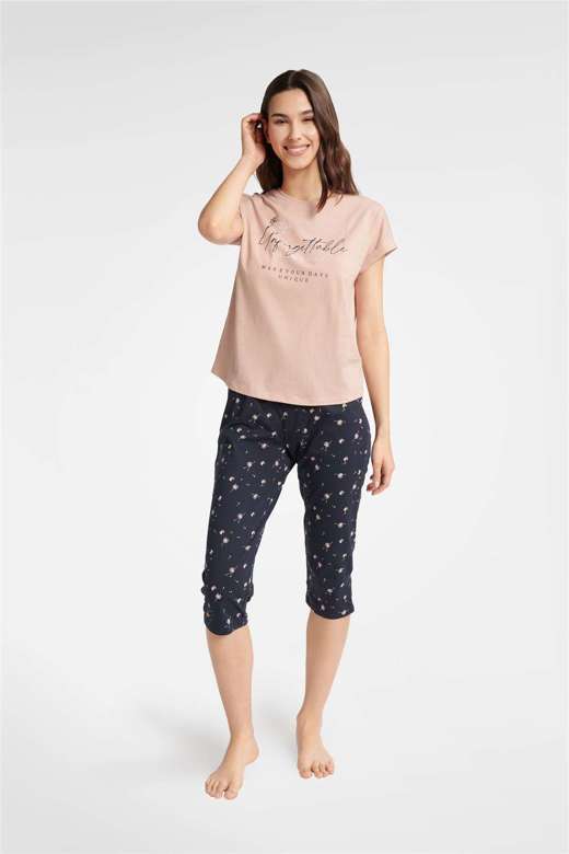 Piżama Blow 40636-38X Różowo-Granatowa