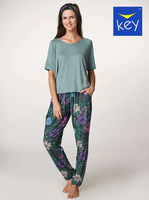 Piżama Key LHS 949 A22 2XL-4XL zielony