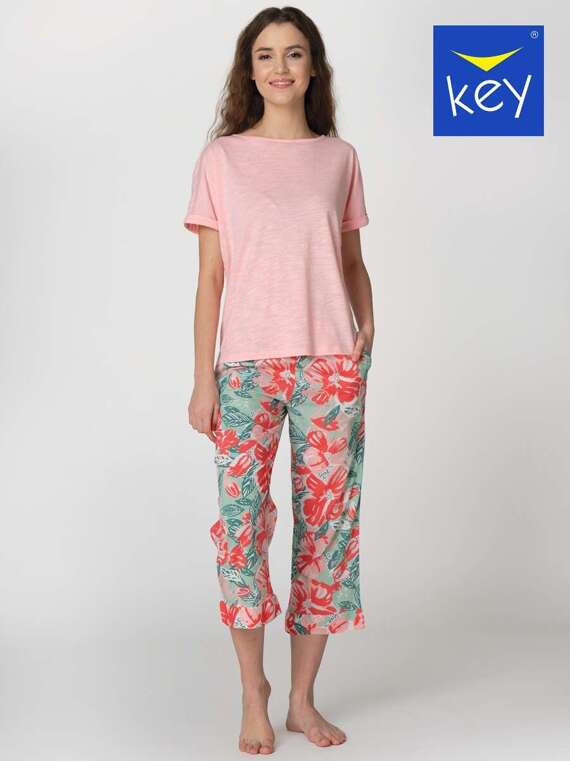 Piżama Key LNS 904 A22 różowy