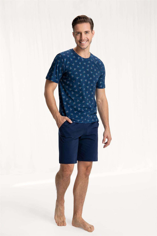 Piżama Luna 726 kr/r 3XL męska statki