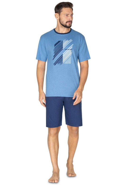 Piżama Regina 598 kr/r M-XL męska niebieski