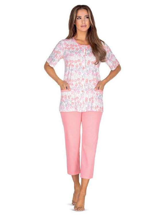 Piżama Regina 634 kr/r M-XL damska różowy