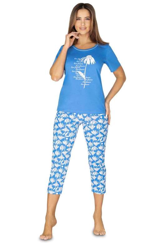 Piżama Regina 982 kr/r 2XL-4XL damska niebieski