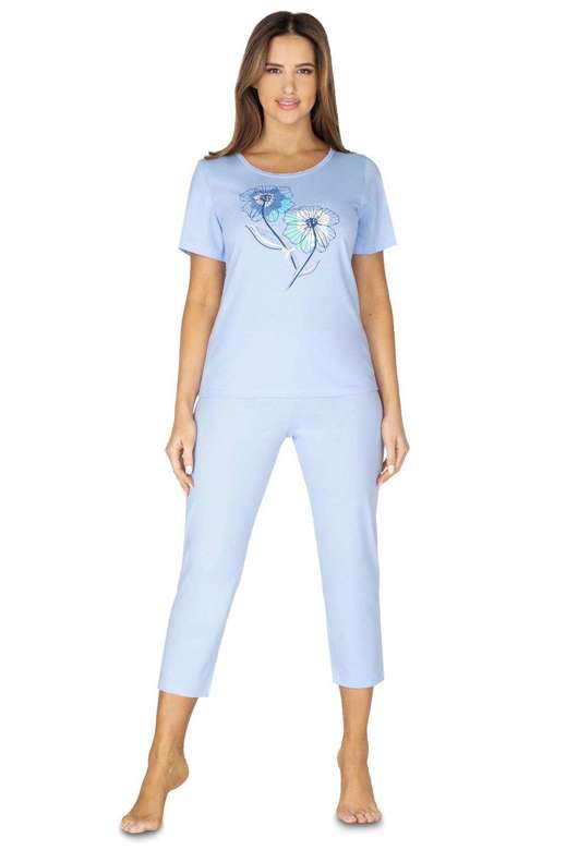 Piżama Regina 986 kr/r 2XL-4XL damska niebieski