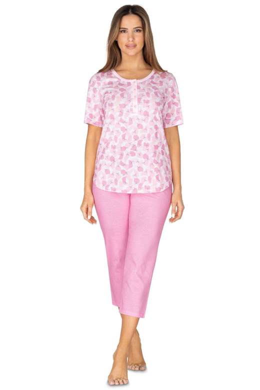 Piżama Regina 989 kr/r 2XL-3XL damska różowy