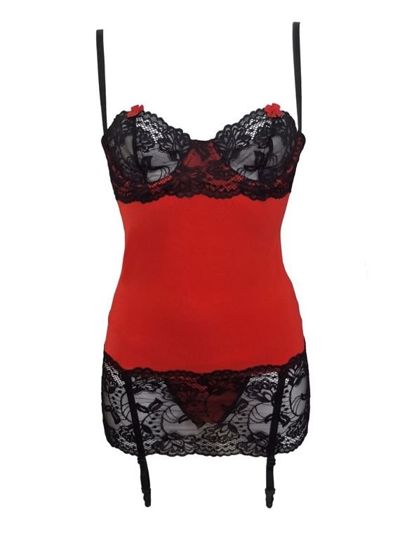 Shirley chemise red