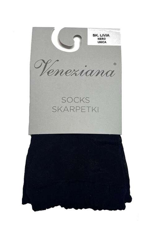 Skarpetki Veneziana Livia nero