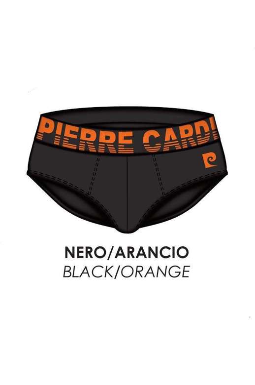 Slipy Pierre Cardin PCM Rainbow Uomo nero-arancio