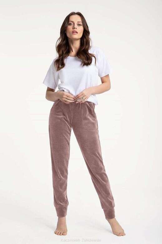 Spodnie dresowe Luna 310 Velour M-2XL mocca