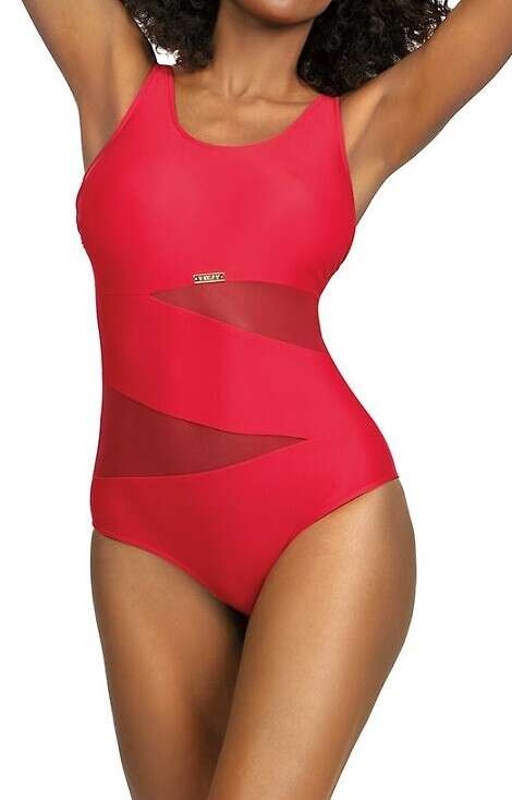 Strój kąpielowy Self S 36 W Fashion Sport Wybrane Wzory red